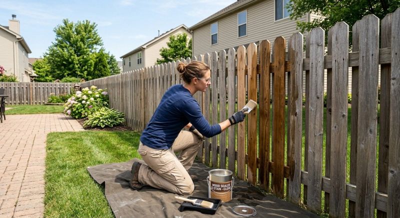 Cedar Fence Sealing in Gig Harbor, WA