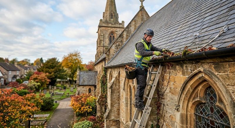 Church Gutter Cleaning in Denver County, CO