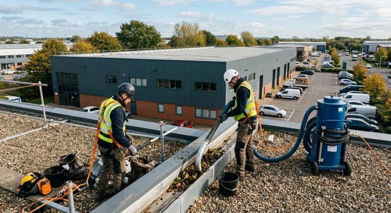 Commercial Gutter Maintenance in Roseville, CA