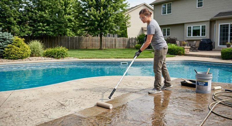 Concrete Deck Sealing in Gig Harbor, WA