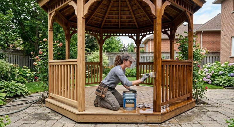 Gazebo Sealing in Gig Harbor, WA