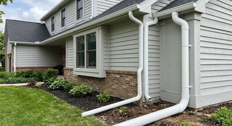 Pvc Downspout Installation in Longmont, CO