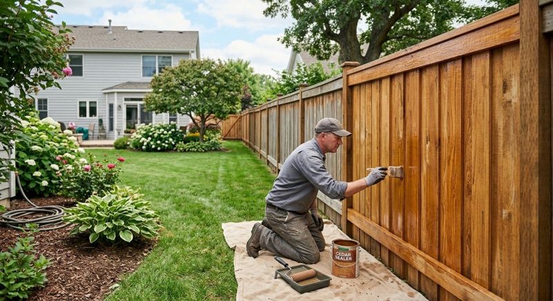 Cedar Fence Sealing in Tacoma, WA