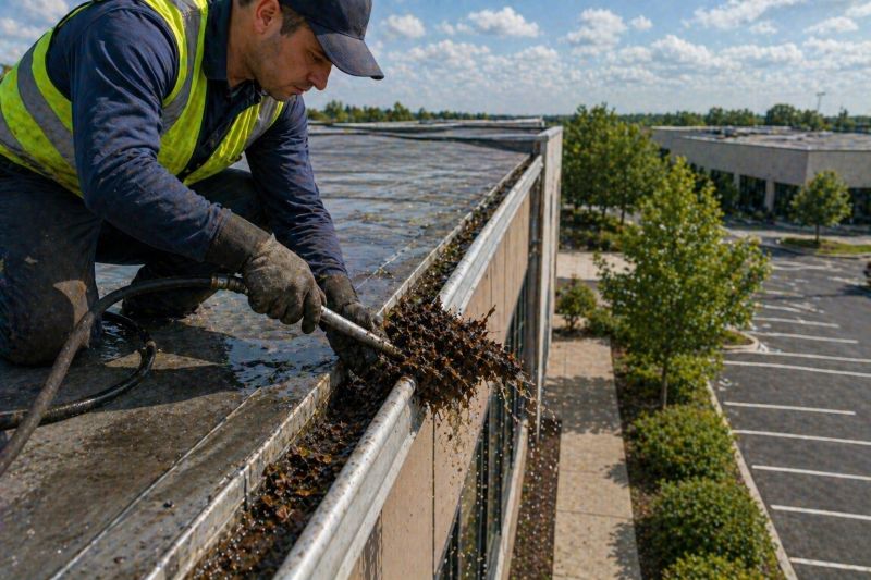 Commercial Downspout Cleaning in Denver, CO