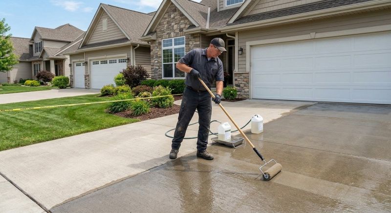 Concrete Driveway Sealing in Redmond, WA