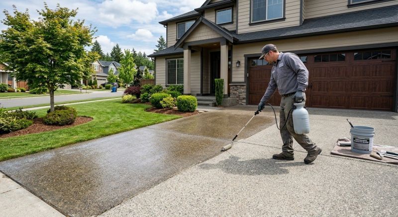 Concrete Driveway Sealing in Gig Harbor, WA