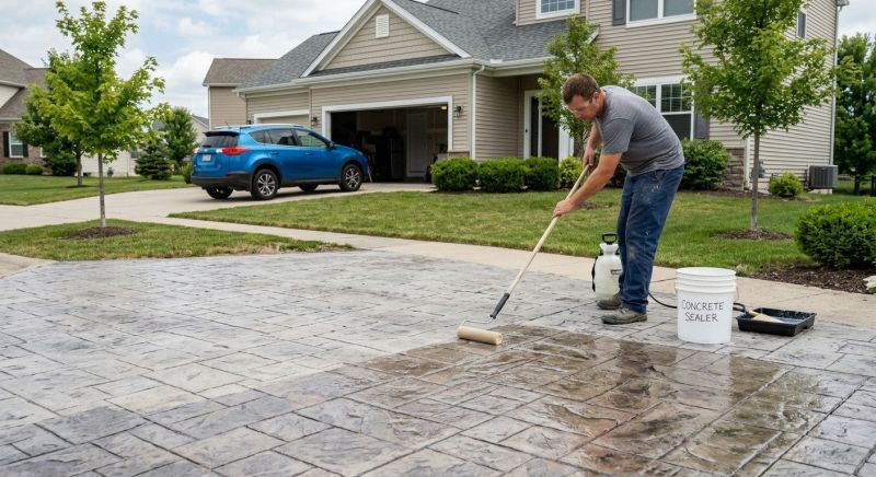 Concrete Driveway Sealing in Gig Harbor, WA