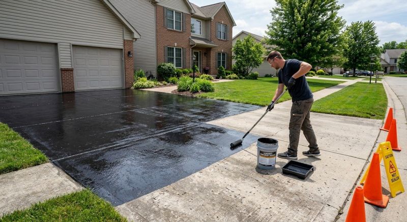Concrete Driveway Sealing in Tacoma, WA