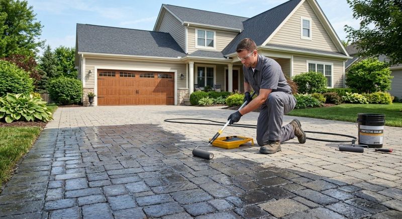 Concrete Walkway Sealing in Tacoma, WA