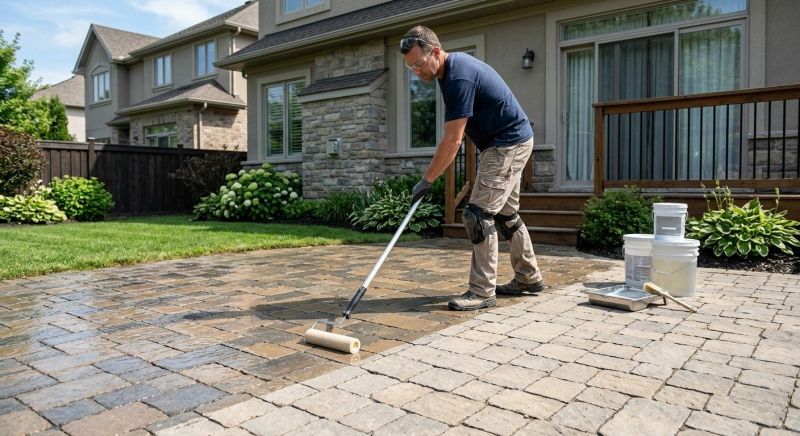 Courtyard Sealing in Puyallup, WA