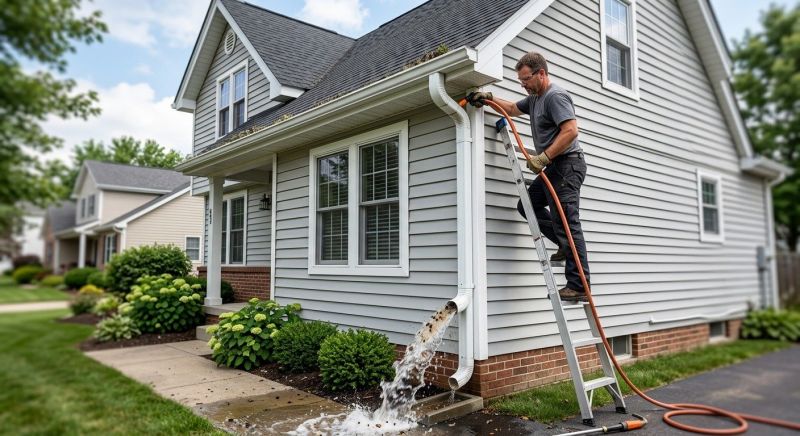 Downspout Snaking in Annapolis, MD