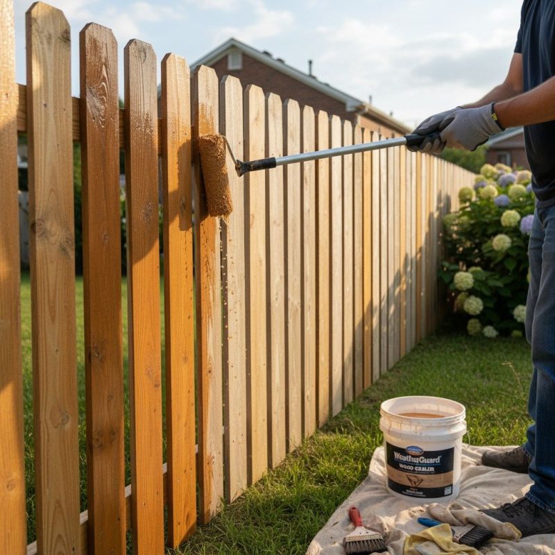Fence Sealing in Bellevue, WA