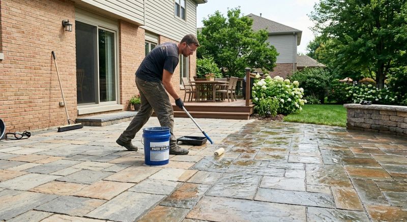 Flagstone Sealing in Puyallup, WA