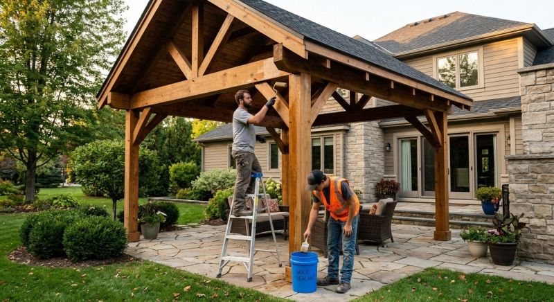 Gazebo Sealing in Gig Harbor, WA