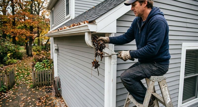 Gutter Downspout Unclogging in Fredericksburg, VA