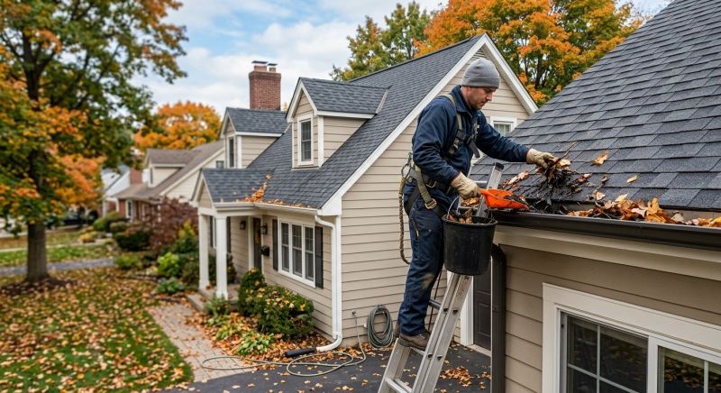 Gutter Leaf Clearing in Boulder, CO