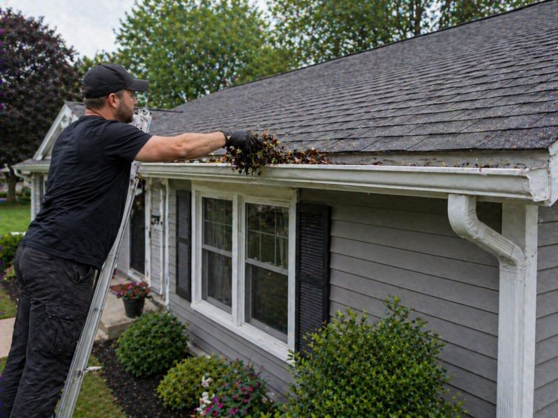 Gutter Leaf Clearing in Pittsburgh, PA