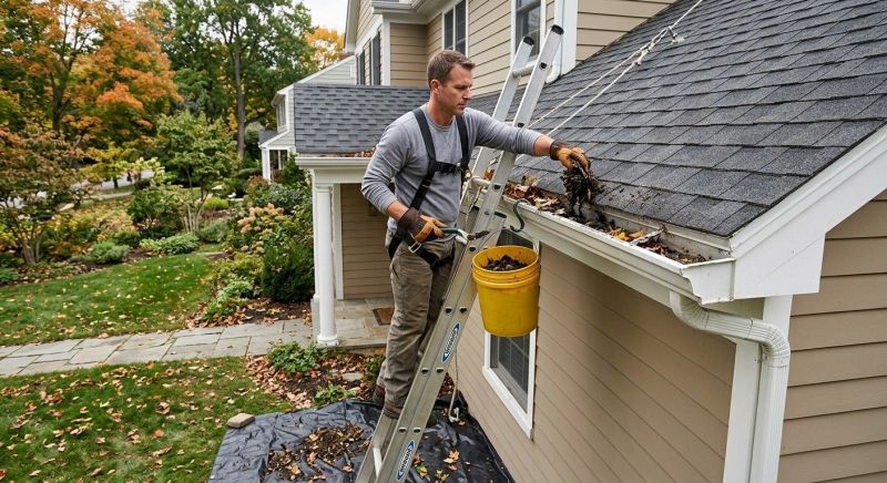 Gutter Leaves Removal in Long Island, NY