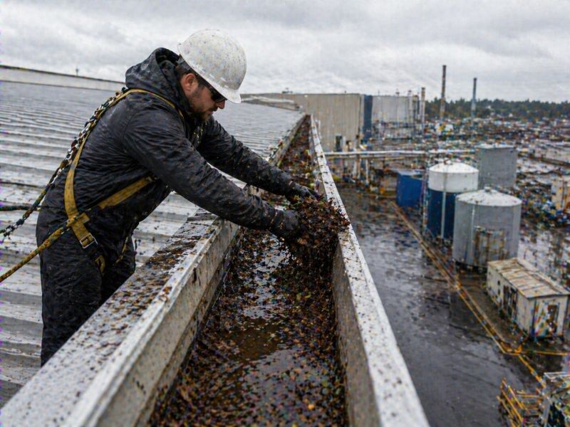 Industrial Gutter Cleaning in Sacramento, CA