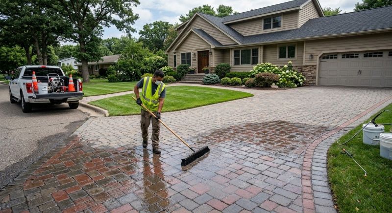 Paver Driveway Sealing in Bellevue, WA