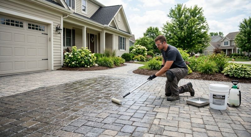 Paver Driveway Sealing in Puyallup, WA