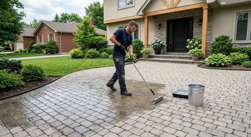 Paver Driveway Sealing in Puyallup, WA