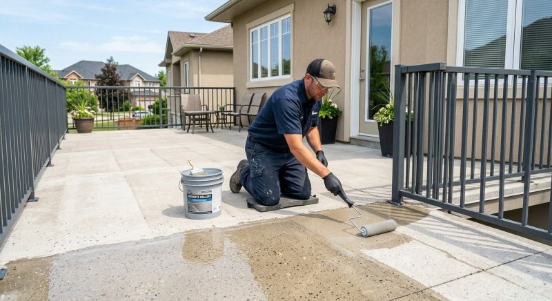 Porch Concrete Sealing in Seattle, WA