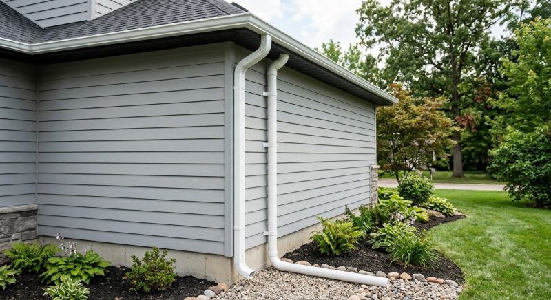 Pvc Downspout Installation in Clarksville, TN