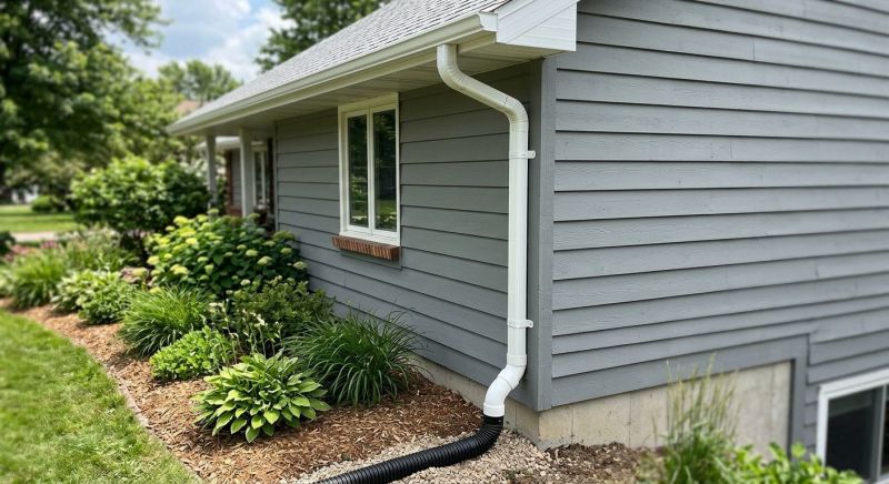 Pvc Downspout Installation in Longmont, CO