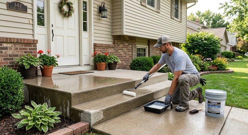 Sidewalk Concrete Sealing in Gig Harbor, WA