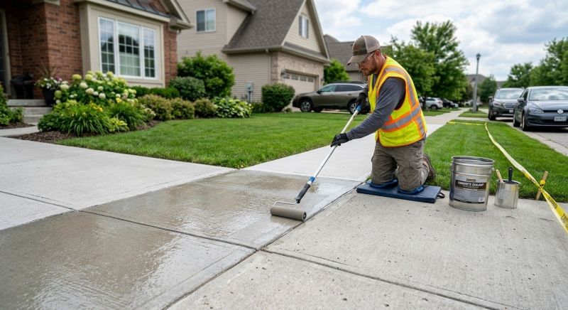 Stamped Concrete Sealing in Redmond, WA
