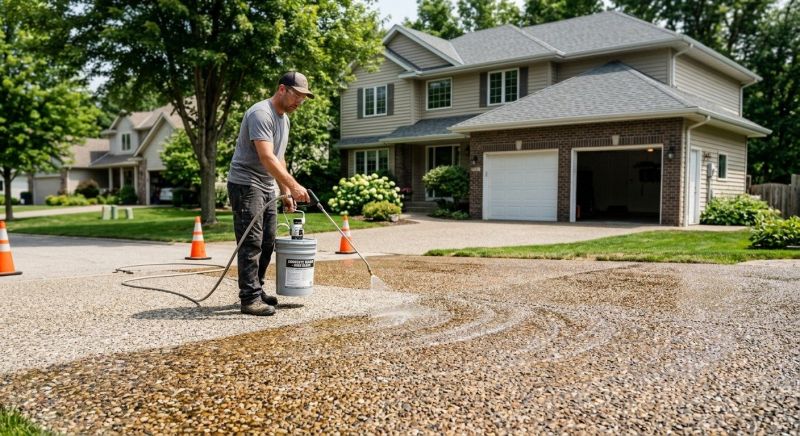 Stamped Concrete Sealing in Redmond, WA